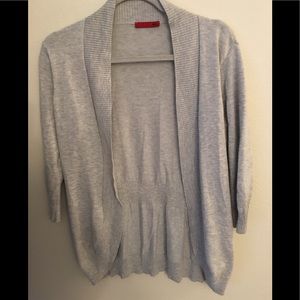 Red short cardigan